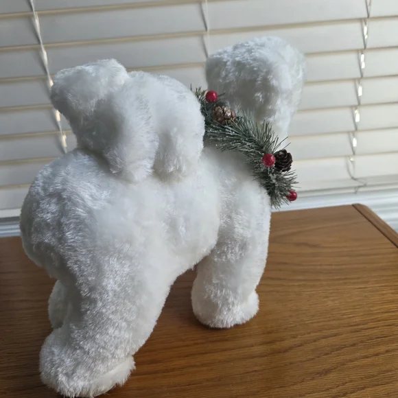 Polar Bear Family W/ Cub Riding Mama - Winter Wildlife Decor - Picture 9 of 13